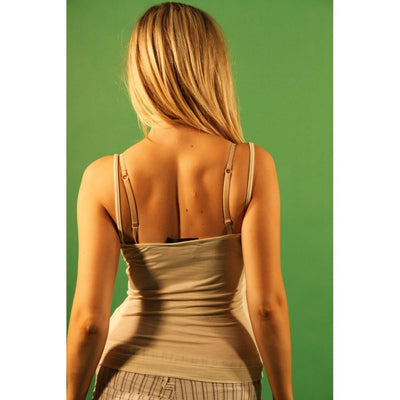 Gas Weißes Viskose Damen Tank Top