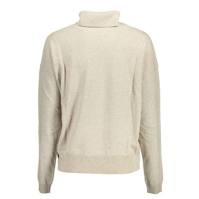 U.S. POLO ASSN. Beigefarbener Pullover aus Wolle für Frauen