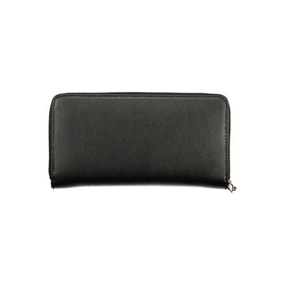 Tommy Hilfiger Schwarzes Polyethylen Portemonnaie für Frauen