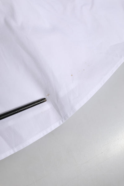 Dolce & Gabbana Weißes Hemd mit kurzen Ärmeln aus Baumwolle GOLD Formal