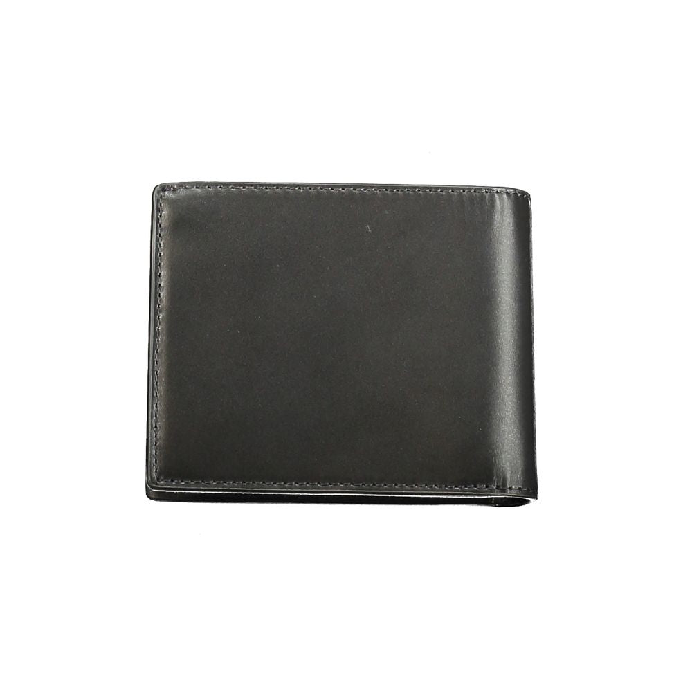 Calvin Klein Schwarzes Leder Herren Portemonnaie