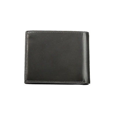 Calvin Klein Schwarzes Leder Herren Portemonnaie