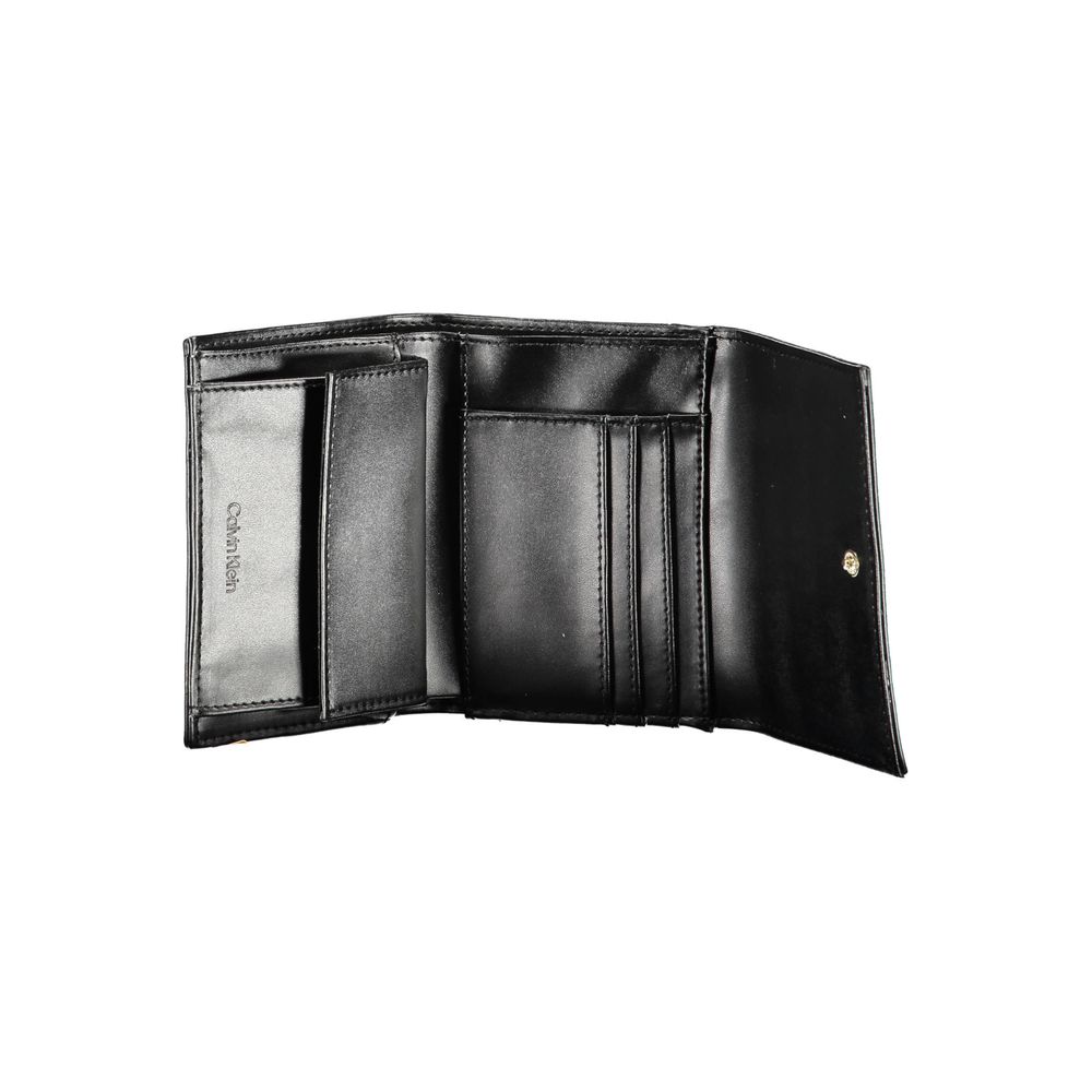 Calvin Klein Schwarzes Polyester Portemonnaie für Frauen