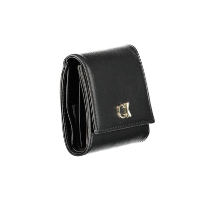 Calvin Klein Schwarzes Polyester Portemonnaie für Frauen