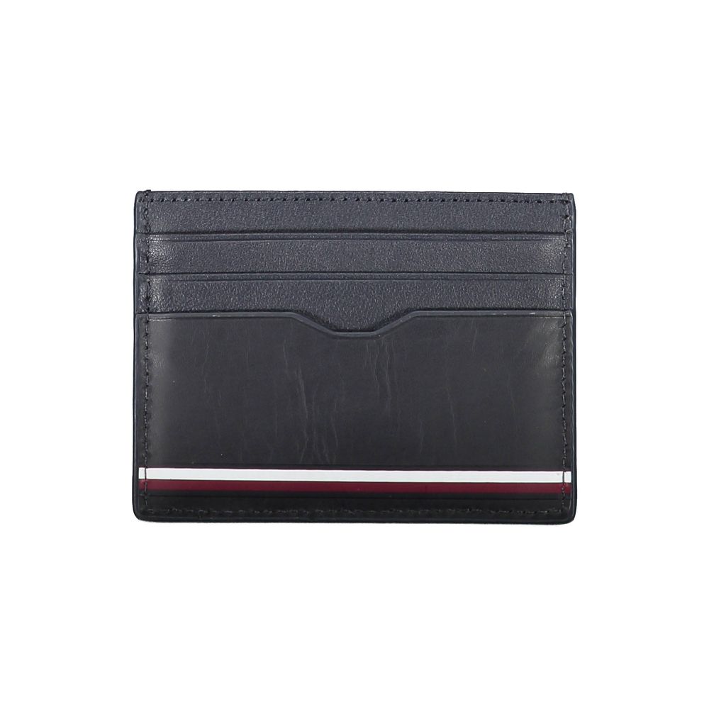 Tommy Hilfiger Blaue Leder Herren Geldbörse