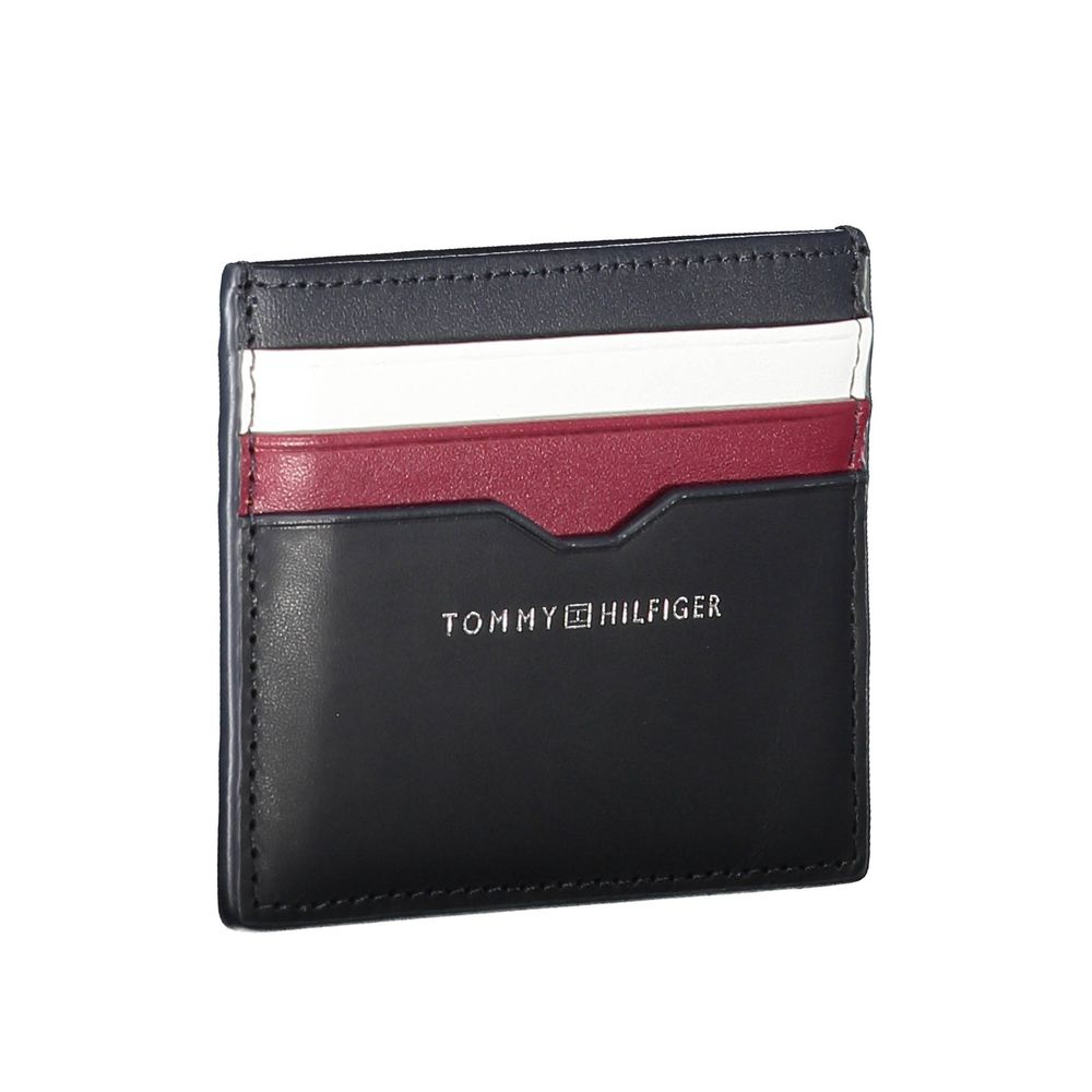 Tommy Hilfiger Blaue Leder Herren Geldbörse