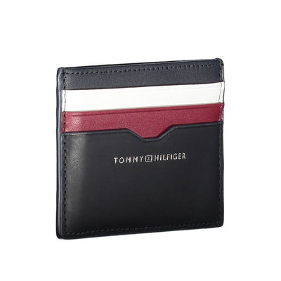 Tommy Hilfiger Blaue Leder Herren Geldbörse