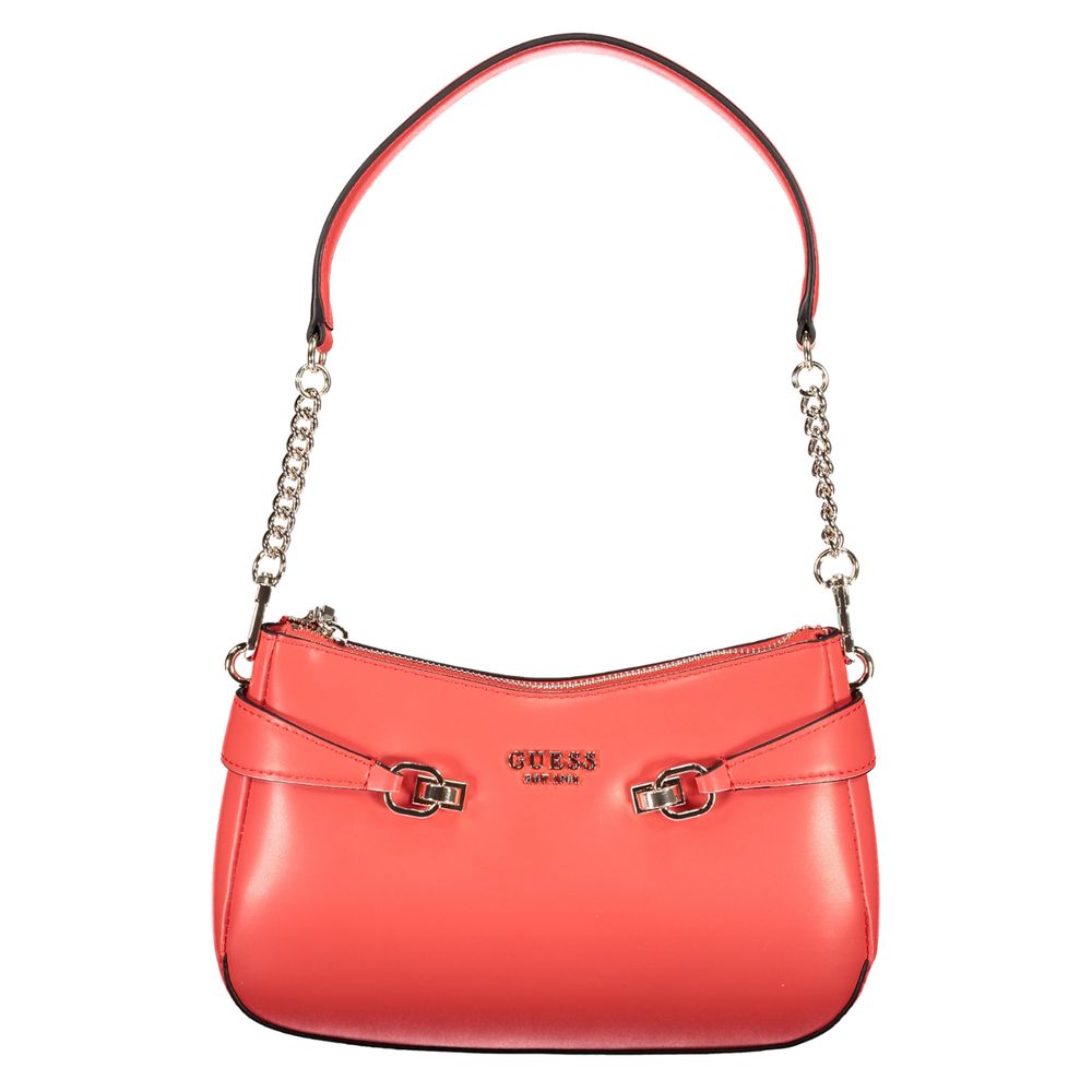 Guess Jeans Rote Polyethylen Frauen Handtasche