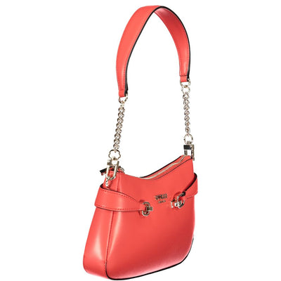 Guess Jeans Rote Polyethylen Frauen Handtasche