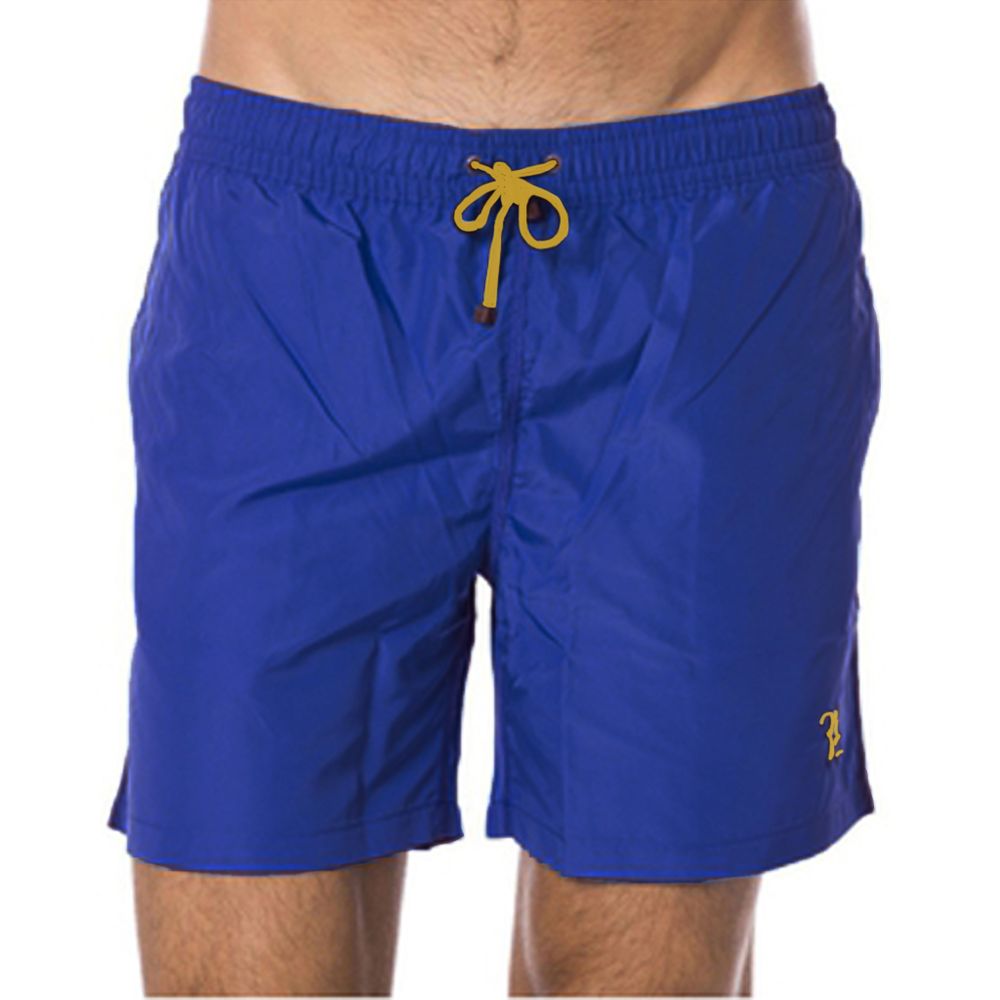 Billionaire Italian Couture Blaue Polyester-Badehose für Männer