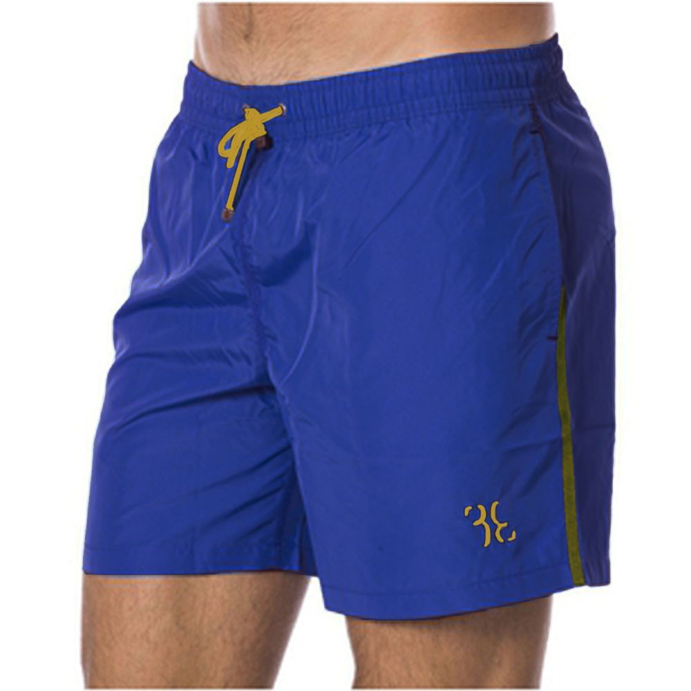 Billionaire Italian Couture Blaue Polyester-Badehose für Männer