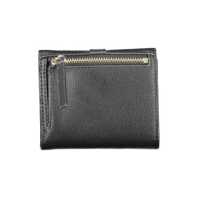 Tommy Hilfiger Schwarzes Portemonnaie aus Polyethylen