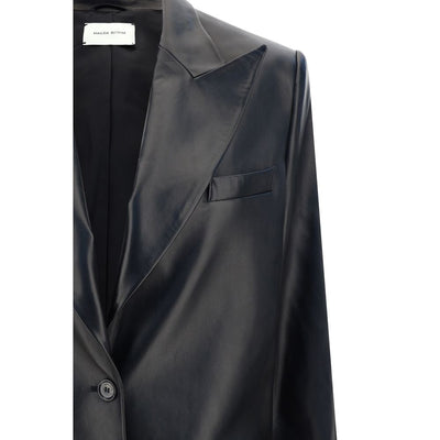 Magda Butrym Leder Blazer Jacke