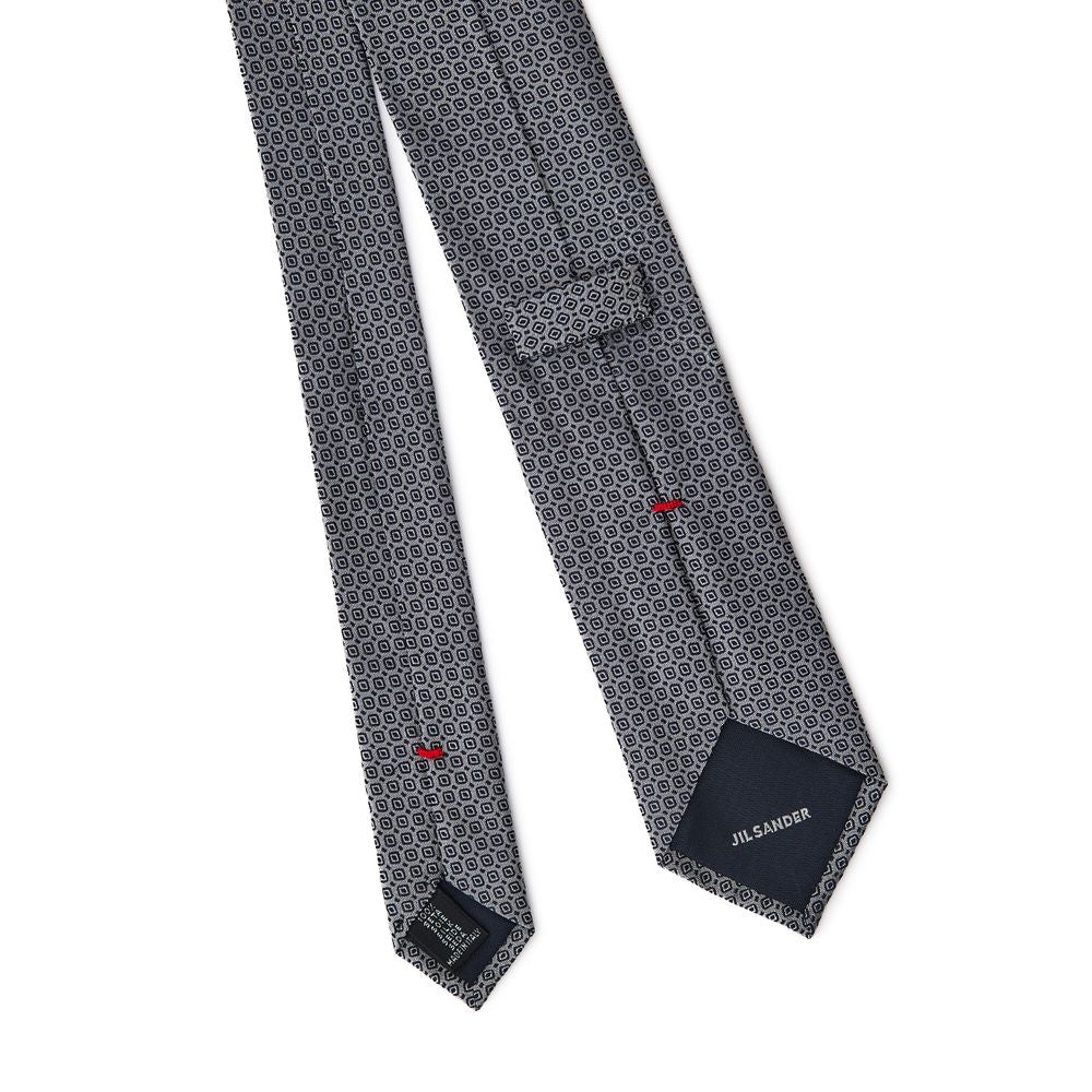 Jil Sander Graue Seidenkrawatten &amp