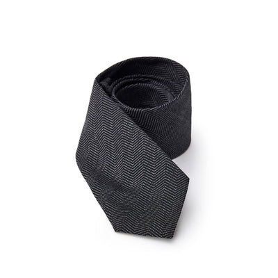 Jil Sander Schwarze Seidenkrawatten &amp