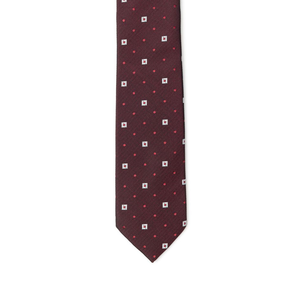 Dolce & Gabbana Bordeaux Seidenkrawatten &amp