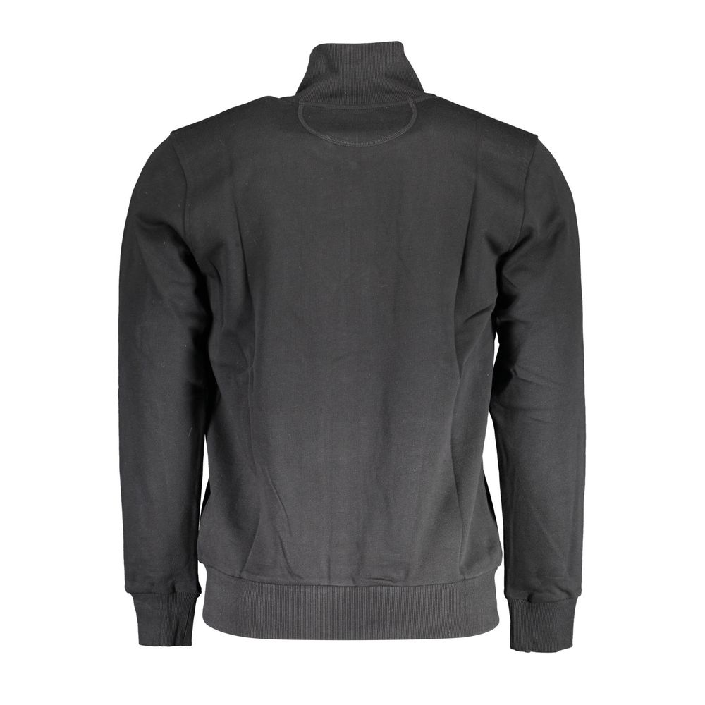La Martina Schwarzer Baumwollpullover für Männer