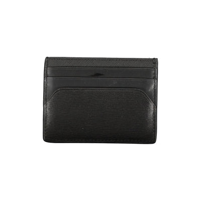 Tommy Hilfiger Schwarzes Leder Portemonnaie
