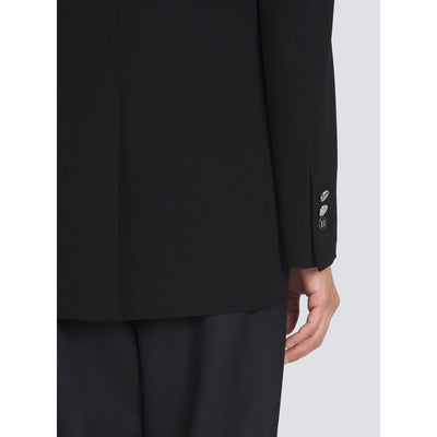 Balmain Schwarzer Viskose-Blazer