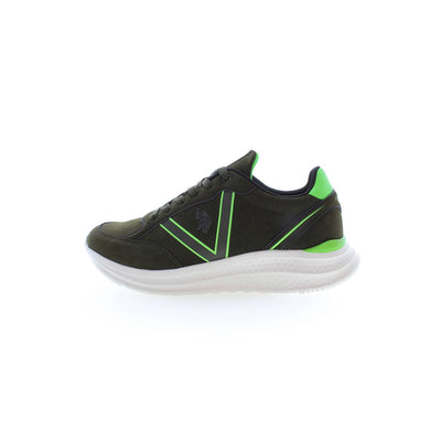U.S. POLO ASSN. Grüner Polyester Herren Sneaker