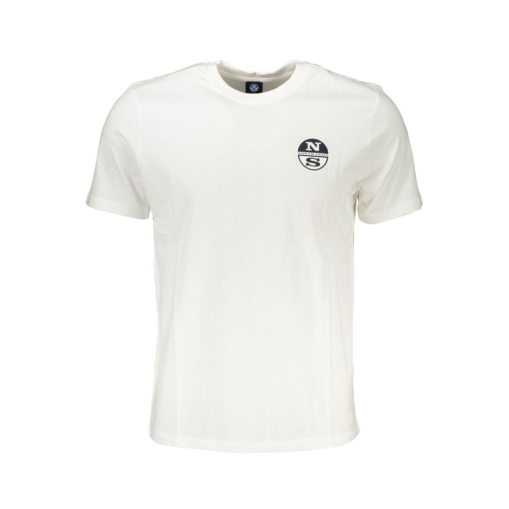 North Sails T-Shirt aus weißer Baumwolle