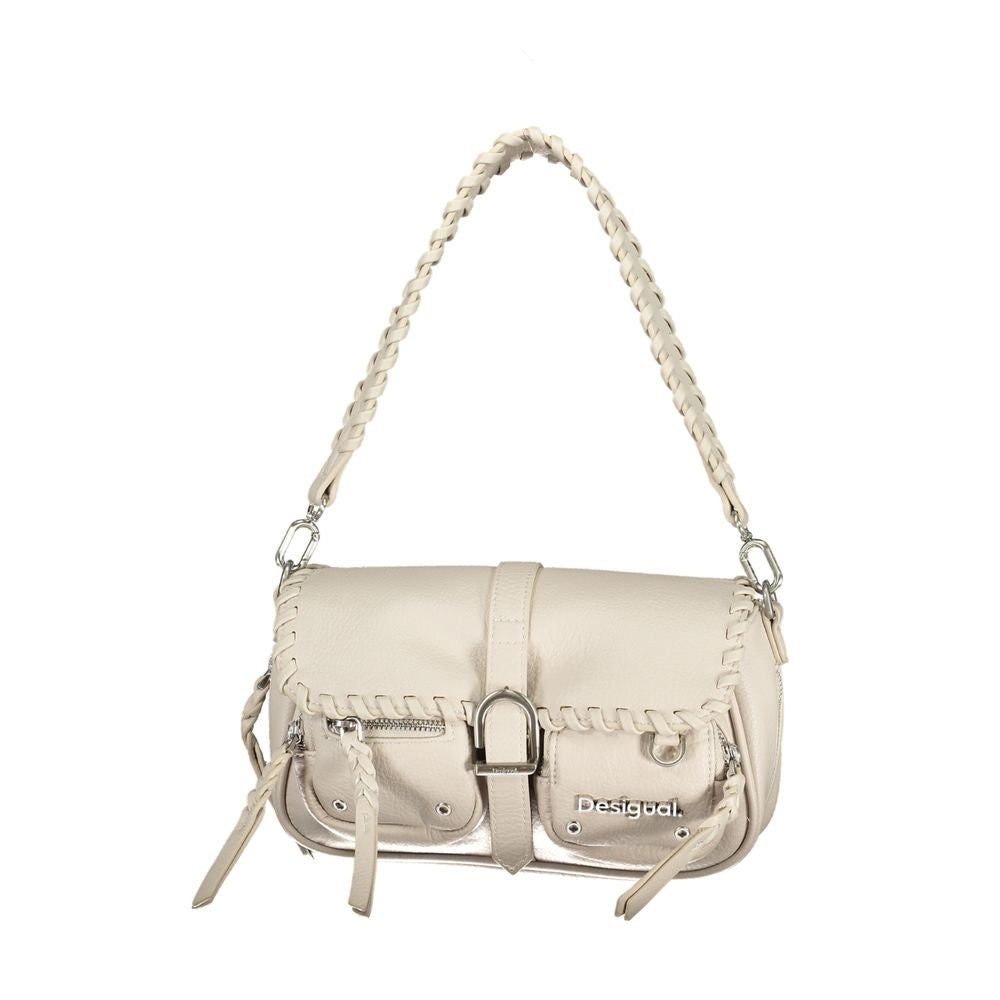 Desigual Handtasche aus weißem Polyethylen