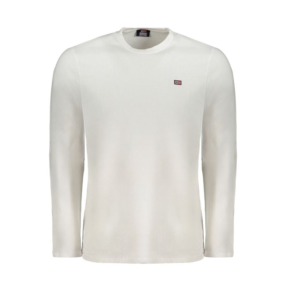 Norway 1963 Weißes Baumwolle Männer T-Shirt