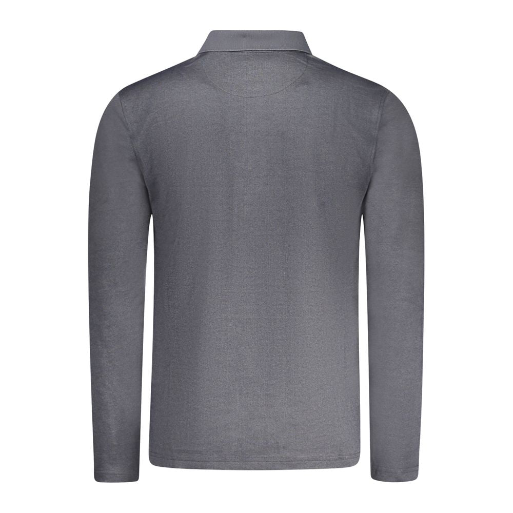 Guess Jeans Schwarzes Baumwoll-Poloshirt für Männer