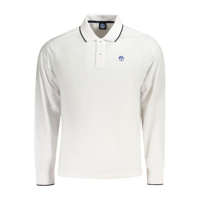North Sails Weißes Baumwoll-Poloshirt