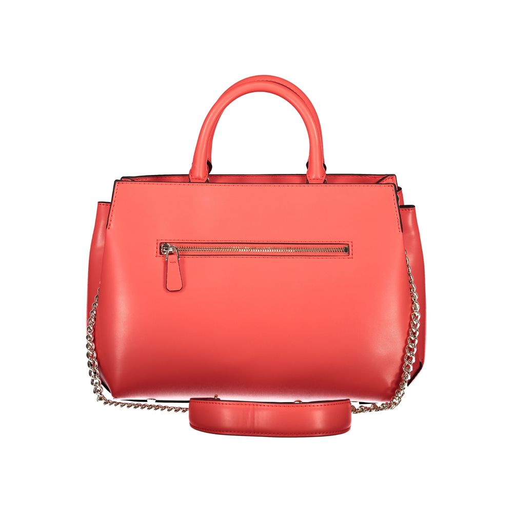 Guess Jeans Rote Polyethylen Frauen Handtasche
