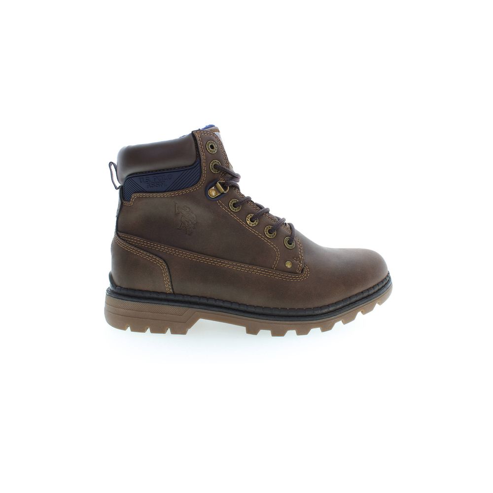 U.S. POLO ASSN. Brauner Polyester Herrenstiefel