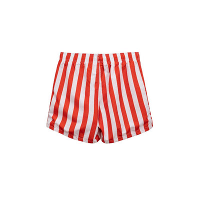 Emporio Armani Rote Polyester-Badeshorts