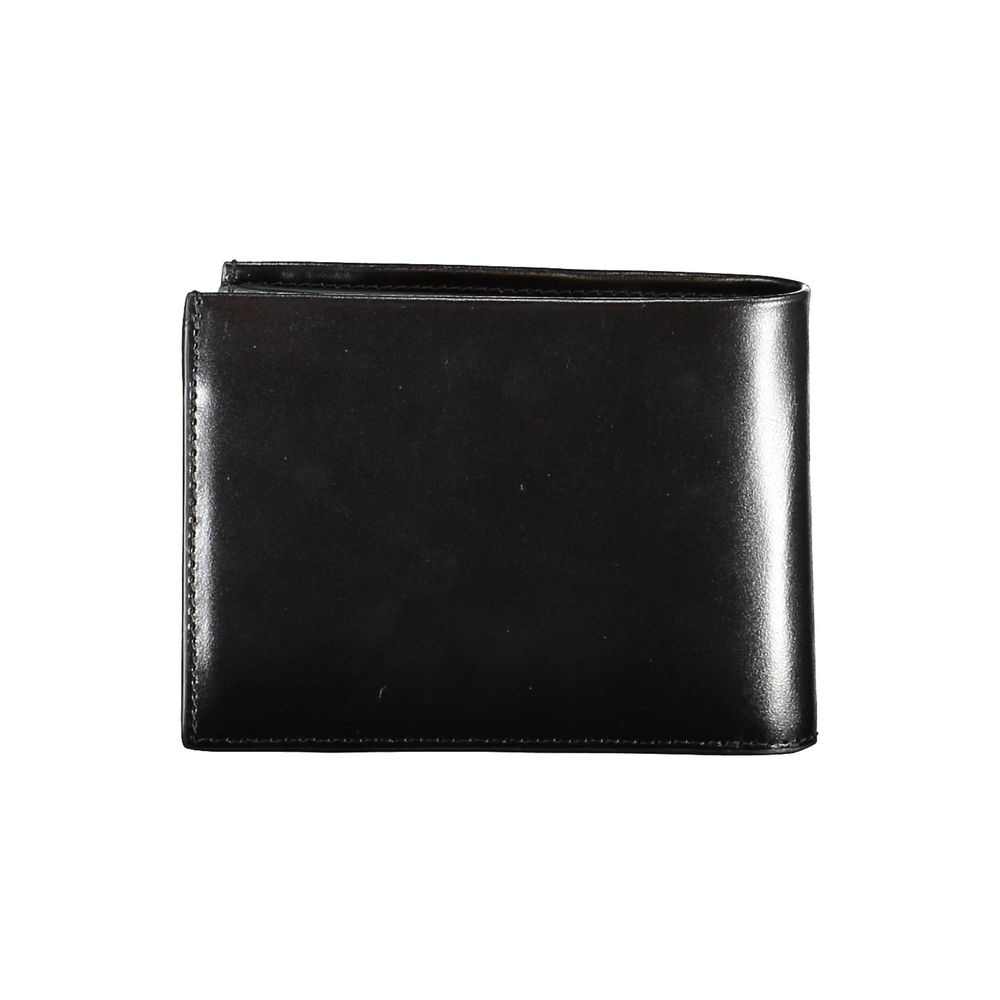 Calvin Klein Schwarzes Leder Herren Portemonnaie