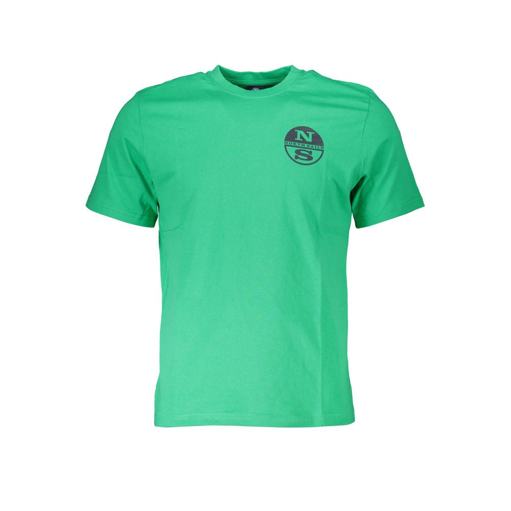 North Sails T-Shirt aus grüner Baumwolle