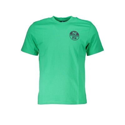 North Sails T-Shirt aus grüner Baumwolle