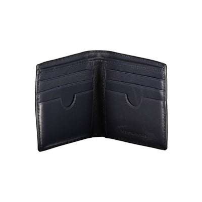 Tommy Hilfiger Schwarzes Leder Portemonnaie