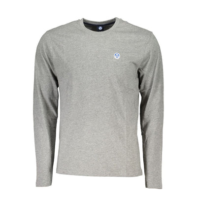 North Sails Braunes Baumwoll-T-Shirt für Männer
