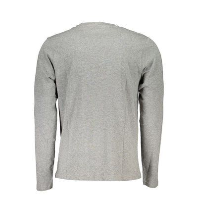 North Sails Braunes Baumwoll-T-Shirt für Männer
