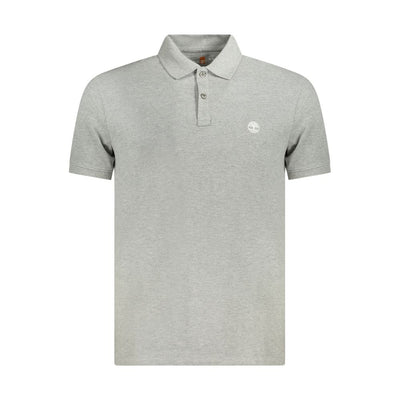 Timberland Graues Baumwoll-Poloshirt