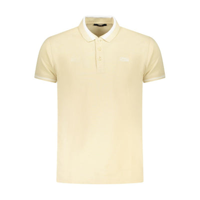 Cavalli Class Beige Baumwolle Männer Polo Shirt