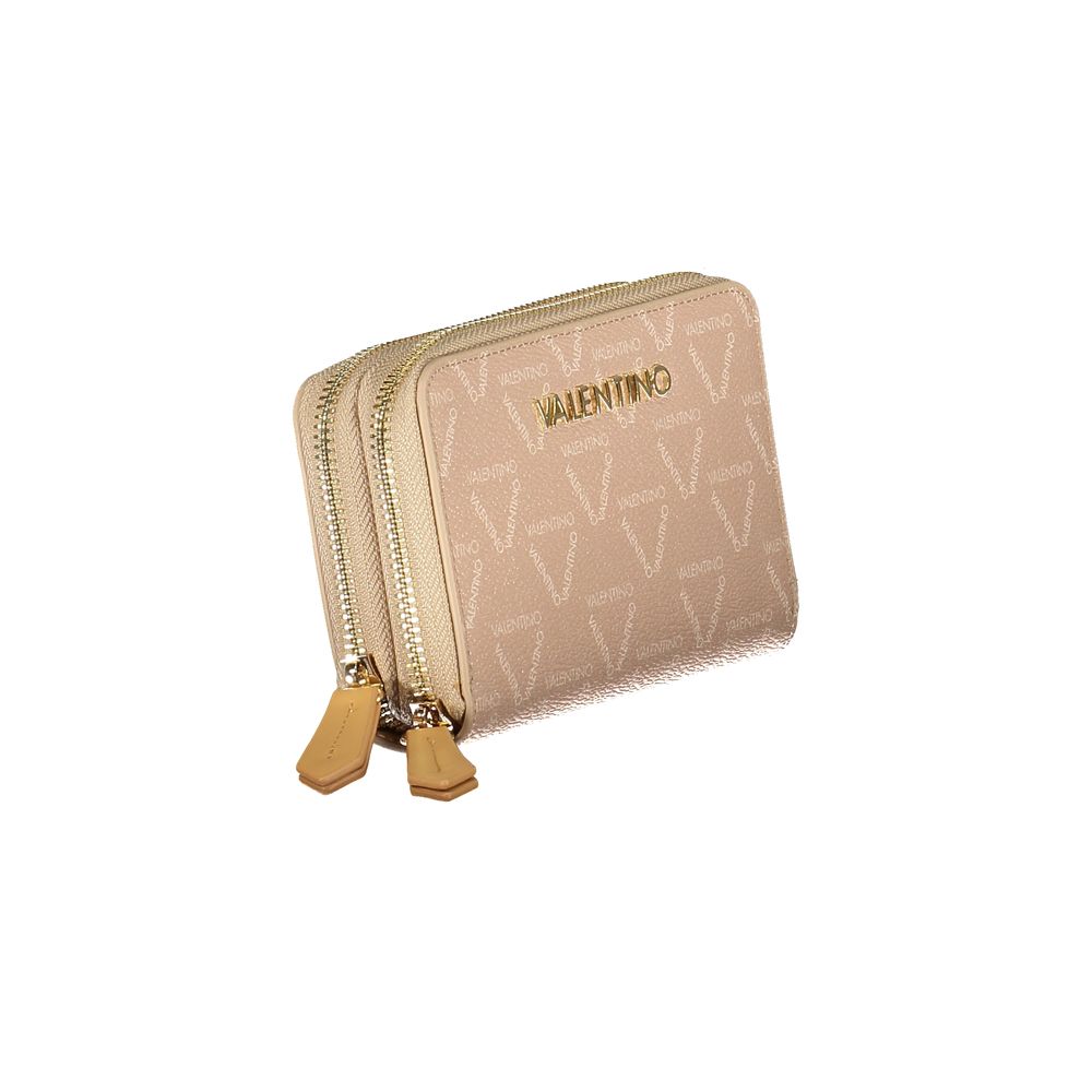 Mario Valentino Beige Polyethylen Damen Geldbörse