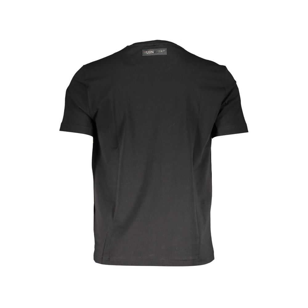 Plein Sport Schwarz Baumwolle Männer TShirt
