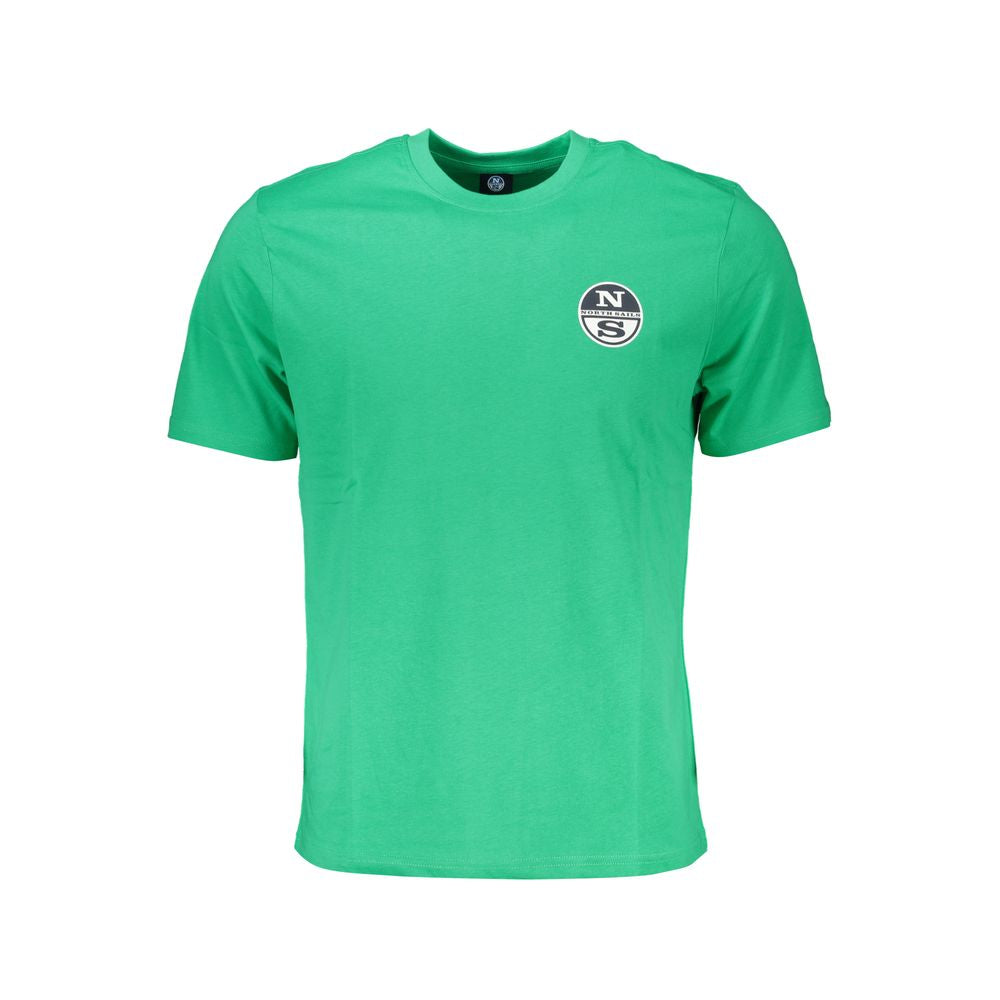 North Sails T-Shirt aus grüner Baumwolle