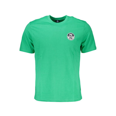 North Sails T-Shirt aus grüner Baumwolle