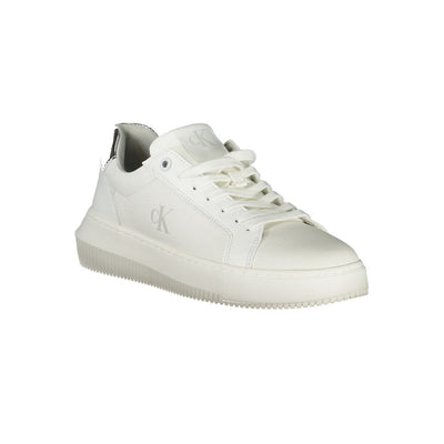 Calvin Klein Weißes Polyethylen Damen Sneaker