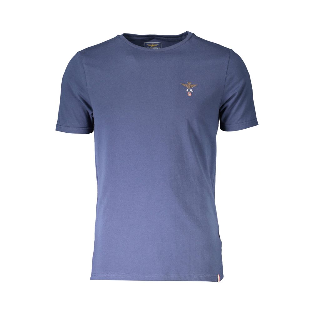 Aeronautica Militare Blau Baumwolle Männer Unterwäsche Shirt