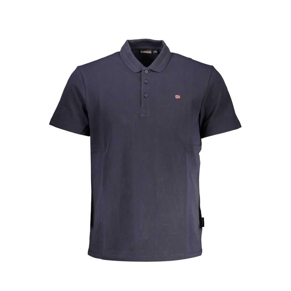 Napapijri Blaues Baumwoll-Poloshirt für Männer