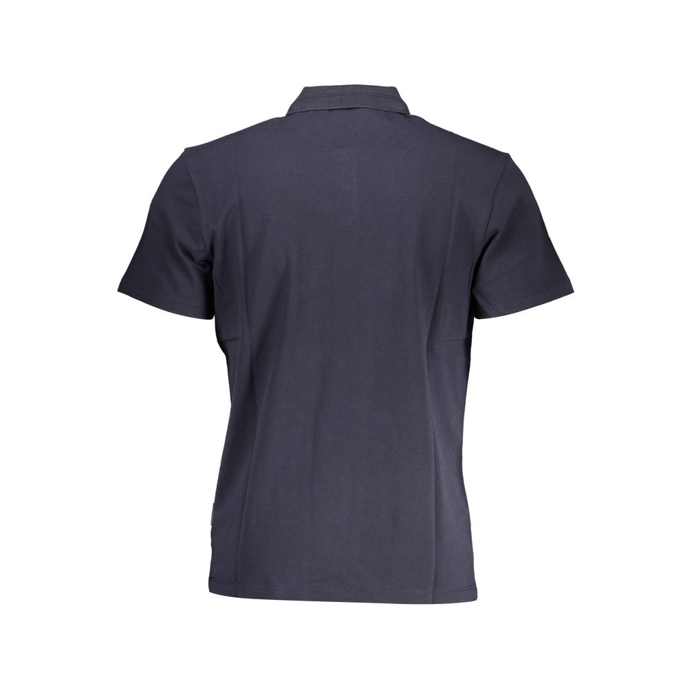 Napapijri Blaues Baumwoll-Poloshirt für Männer