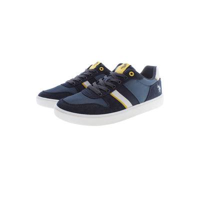 U.S. POLO ASSN. Blauer Polyester Herren Sneaker