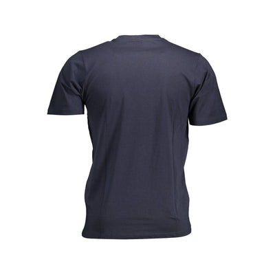 Sergio Tacchini Blau Baumwolle Männer T-Shirt
